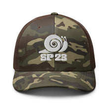 Load image into Gallery viewer, SP23 Embroidered Camo Trucker Hats
