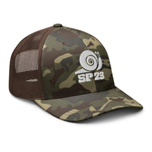 Load image into Gallery viewer, SP23 Embroidered Camo Trucker Hats

