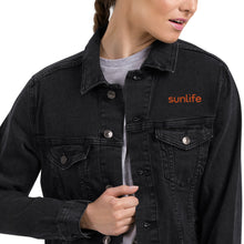 Load image into Gallery viewer, Sunlife Unisex denim jacket
