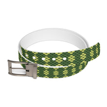 Load image into Gallery viewer, Green Snake Skin Belt
