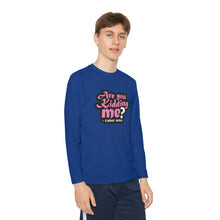 Load image into Gallery viewer, Are You Kidding Me? - Youth Long Sleeve Competitor Tees
