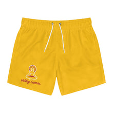 Load image into Gallery viewer, Volley Lamas Gold Swim Trunks
