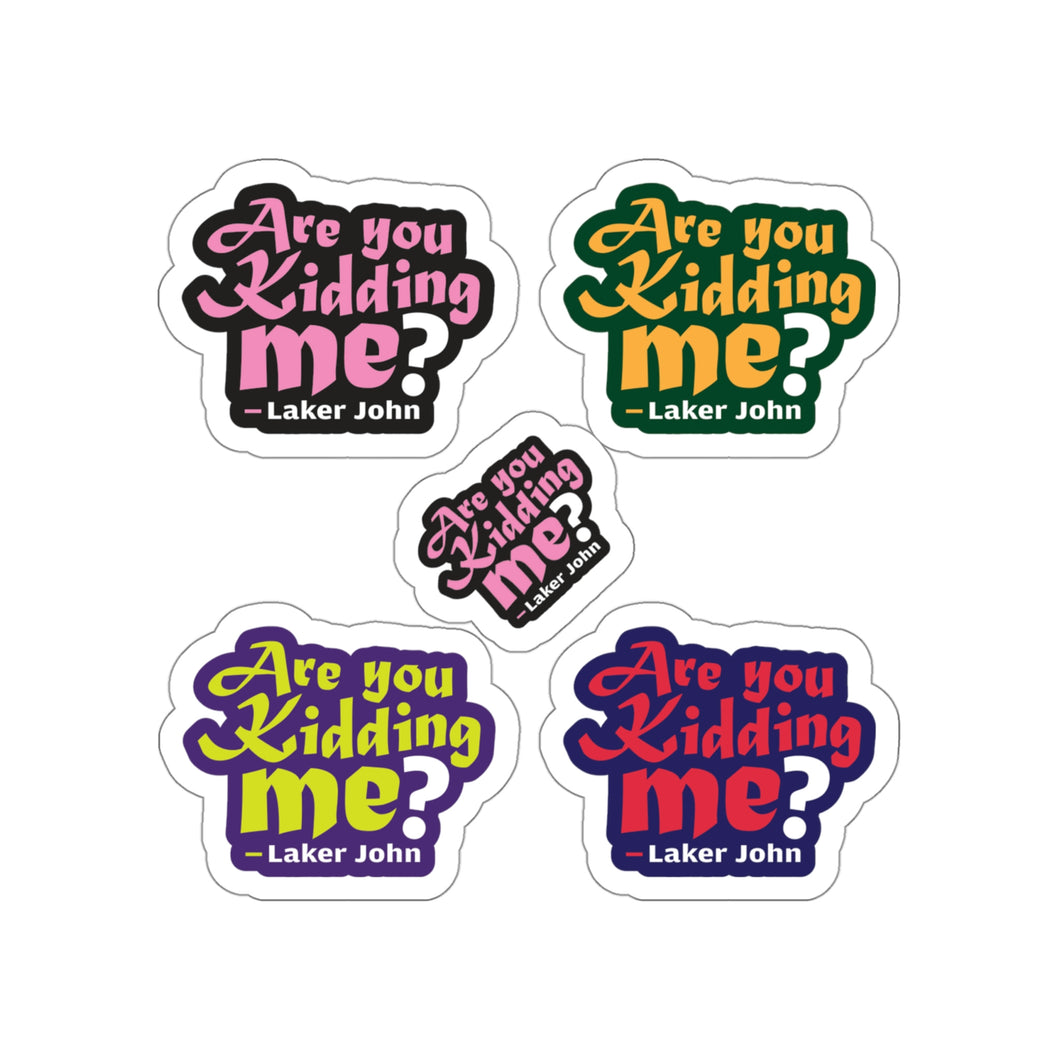 Are You Kidding Me? - Water Resistant Vinyl Stickers