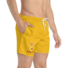 Load image into Gallery viewer, Volley Lamas Gold Swim Trunks
