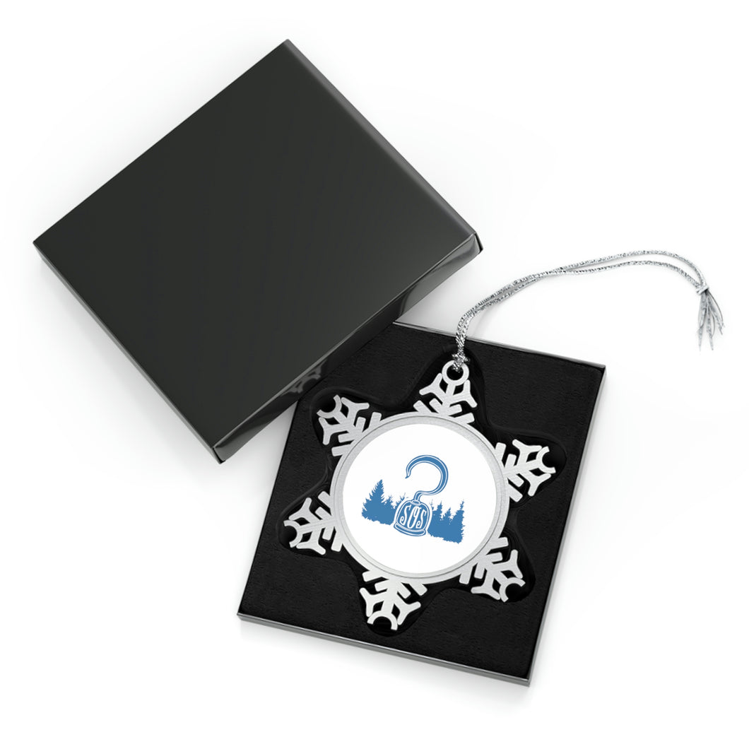 SOS Snowflake Ornament