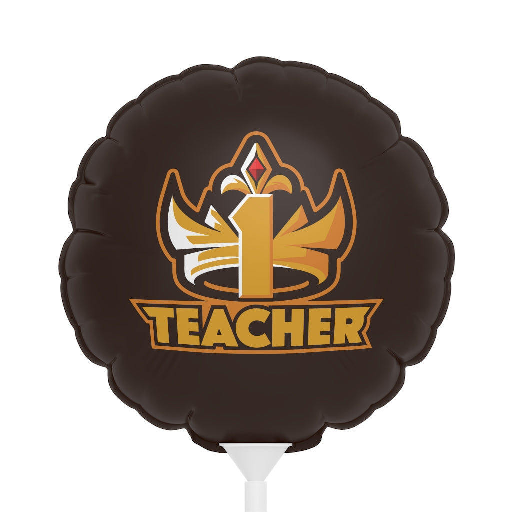 Teacher Crown - Round Balloon