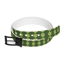 Load image into Gallery viewer, Green Snake Skin Belt
