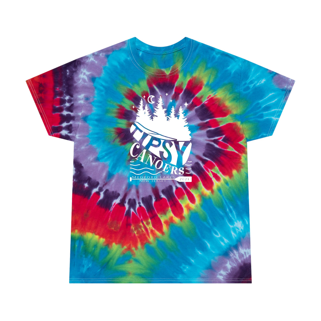 Tipsy Canoers Tie-Dye Spiral Tees